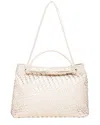 Walter Baker Hazel Large Leather Tote In White
