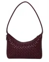 Walter Baker Hazel Leather Shoulder Bag In Burgundy