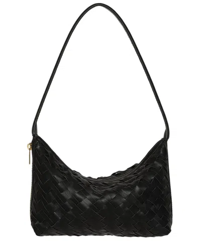 Walter Baker Hazel Leather Shoulder Bag In Black