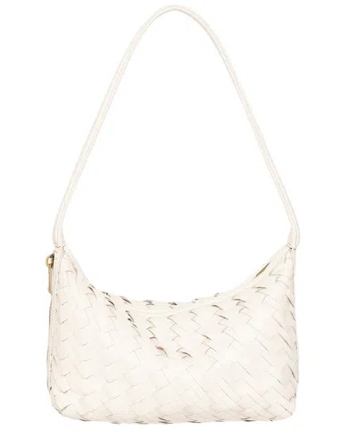 Walter Baker Hazel Leather Shoulder Bag In White