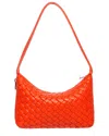 Walter Baker Hazel Woven Shoulder Bag In Red