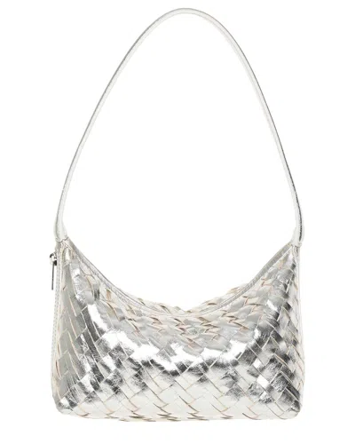 Walter Baker Hazel Leather Shoulder Bag In Silver