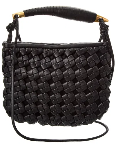 Walter Baker Hazel Mini Woven Leather Hobo