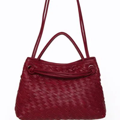 Walter Baker Women's Hazel Leather Top Handle Bag In Red