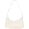 Walter Baker Hazel Woven Leather Shoulder Bag In Oyster