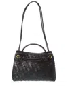 Walter Baker Hazel Woven Leather Tote In Black