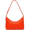 Walter Baker Hazel Woven Shoulder Bag In Flame