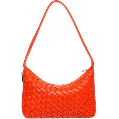 Walter Baker Hazel Woven Shoulder Bag In Flame