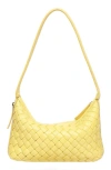 Walter Baker Hazel Woven Shoulder Bag In Pale Yellow