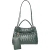 Walter Baker Hazel Woven Tote Bag In Hunter
