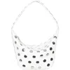 Walter Baker Hendrix Circle Stud Mini Shoulder Bag In Bright White