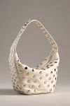 Walter Baker Hendrix Stud Leather Shoulder Bag In Beige