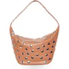 Walter Baker Hendrix Stud Leather Shoulder Bag In Camel