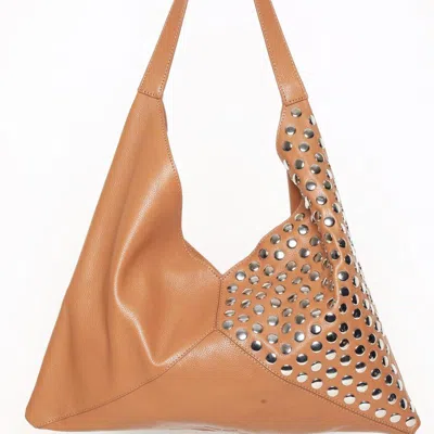 Walter Baker Women's Hendrix Studded Hobo Bag In Camel