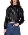 Walter Baker Ilaria Leather Jacket In Black