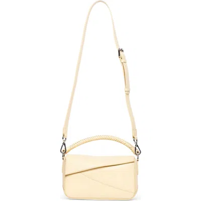 Walter Baker Jagger Leather Crossbody Bag In Panna Cotta