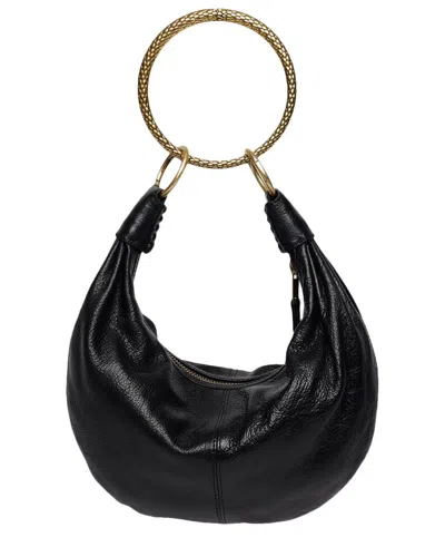 Walter Baker Jane Leather Mini Hobo In Black