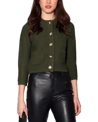 Walter Baker Janis Cardigan In Green