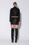 Walter Baker Jenny Jacket, Black Napalon - Leather In Multi