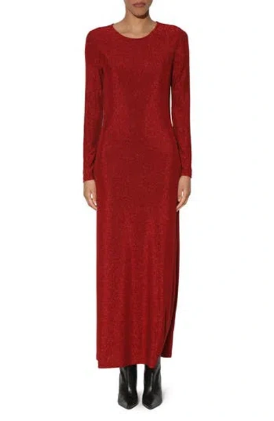 Walter Baker Juliet Long Sleeve Dress In Red