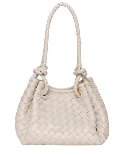 Walter Baker Kinsley Woven Leather Top Handle In Neutral