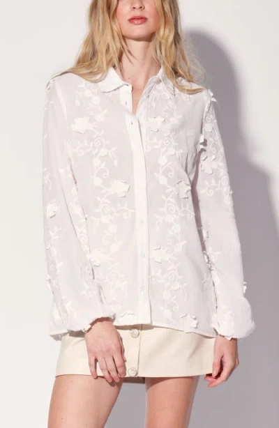 Walter Baker Kyla Top In Clematis Embroidery