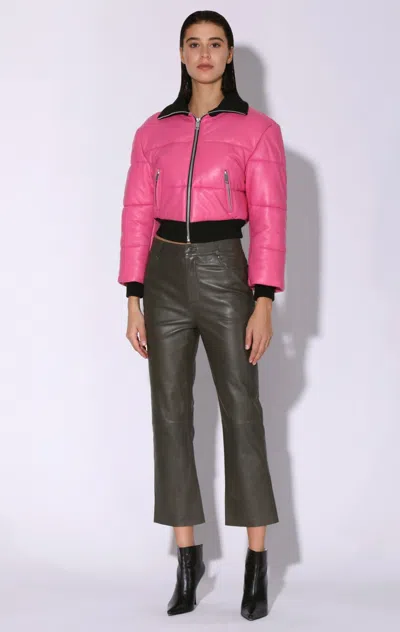 Walter Baker Laylah Jacket, Candy - Leather In Pink