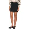 Walter Baker Leah Ribbed Sweater Skirt In Black