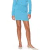 Walter Baker Leah Ribbed Sweater Skirt In Bright Blue