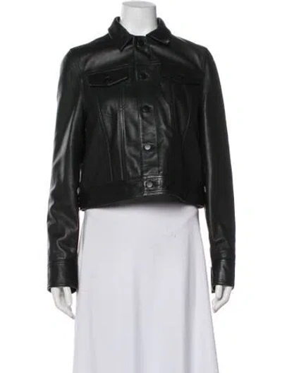 Pre-owned Walter Baker Leather Biker Jacket In Black