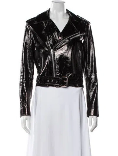 Pre-owned Walter Baker Leather Biker Jacket In Black