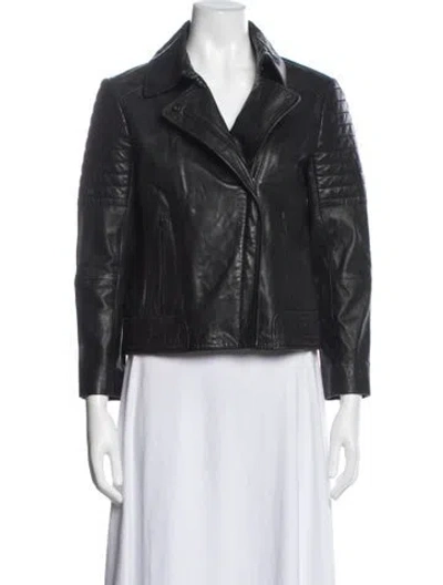 Pre-owned Walter Baker Leather Biker Jacket In Multi