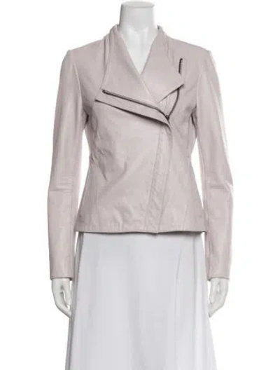 Pre-owned Walter Baker Leather Biker Jacket In Pink