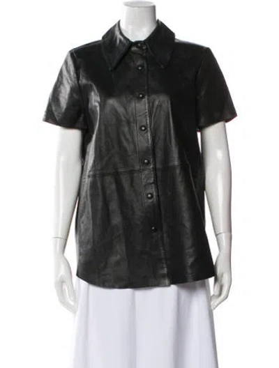 Pre-owned Walter Baker Leather Jacket In Black