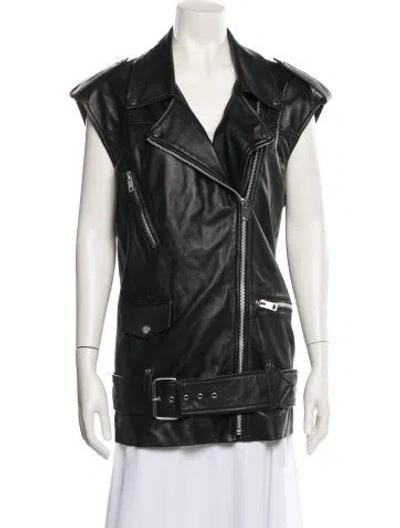 Pre-owned Walter Baker Leather Vest In Multi