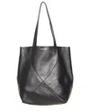 Walter Baker Ledger Leather Tote In Black