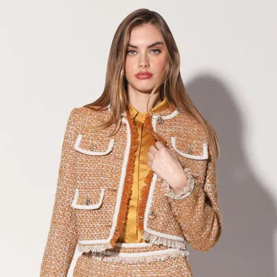Walter Baker Leondra Cozy Fit Jacket In Honey