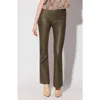 Walter Baker Lexie Pant, Moss - Stretch Leather In Moss