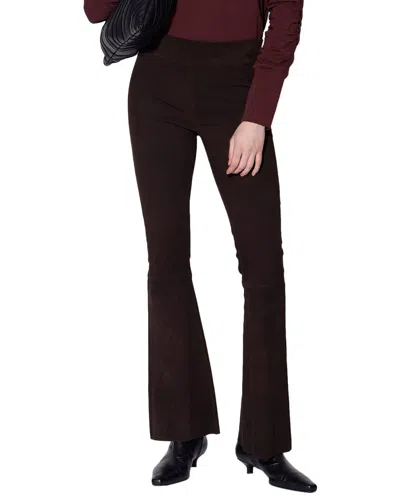 Walter Baker Lexie Leather Pant In Brown