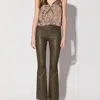 Walter Baker Lexie Pant, Moss - Stretch Leather