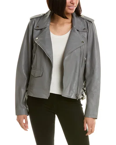 Walter Baker Liz Leather Jacket In Black