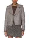Walter Baker Liz Leather Jacket In Brown