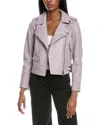 Walter Baker Liz Leather Jacket In Multi