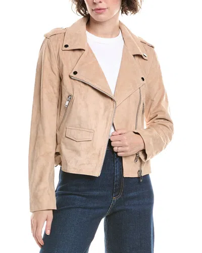 Walter Baker Liz Leather Jacket In Neutral