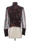 Walter Baker Long Sleeve Blouse In Black