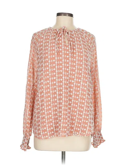 Pre-owned Walter Baker Long Sleeve Blouse In Orange
