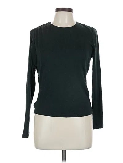 Pre-owned Walter Baker Long Sleeve Top Green Crew Neck Tops