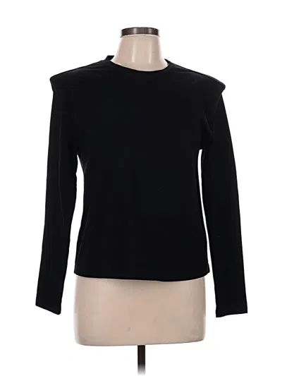 Pre-owned Walter Baker Long Sleeve T-shirt In Black
