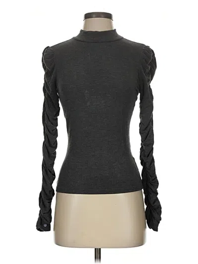 Pre-owned Walter Baker Long Sleeve Turtleneck In Gray