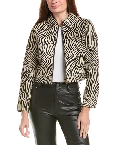 Walter Baker Lucas Haircalf Jacket In Yellow